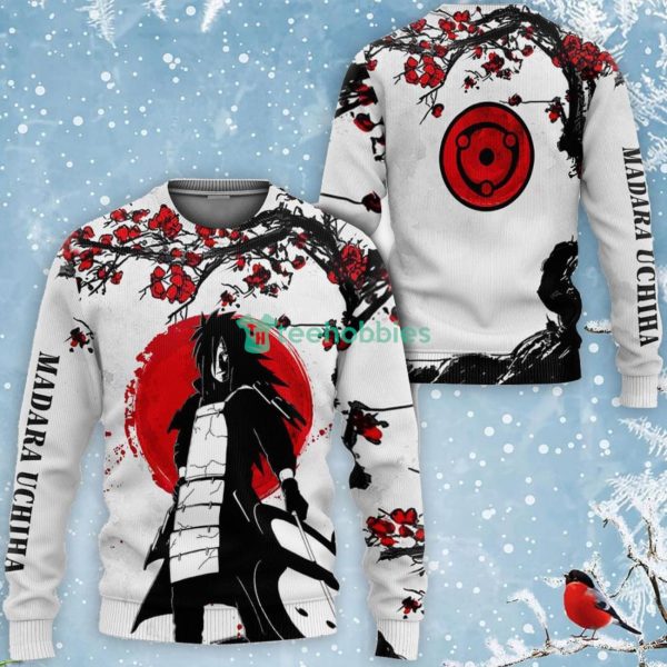 Uchiha Madara All Over Printed 3D Shirt Japan Style Custom Naruto Anime Fans Product Photo 2