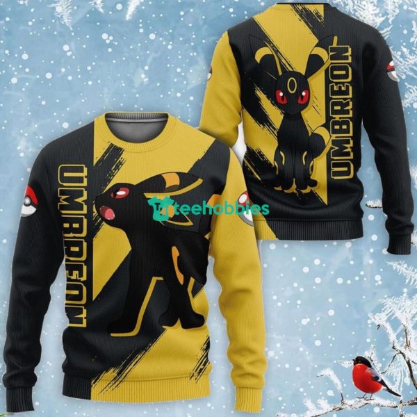 Umbreon All Over Printed 3D Shirt Custom Pokemon Anime Fans Product Photo 2
