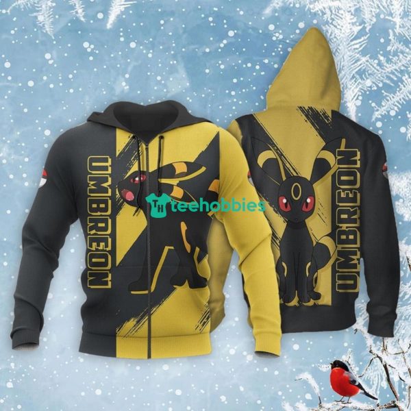 Umbreon All Over Printed 3D Shirt Custom Pokemon Anime Fans Product Photo 1