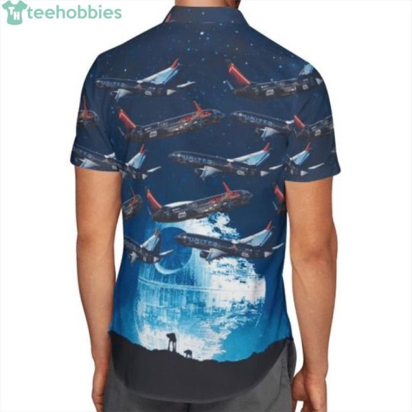 United Airlines Star Wars Boeing 737-824 Hawaiian Shirtproduct photo 2
