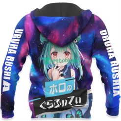 Uruha Rushia All Over Printed 3D Shirt Holo Graffiti Custom Anime Fans image Uruha Rushia All Over Printed 3D Shirt Holo Graffiti Custom Anime Fans Product Photo 5