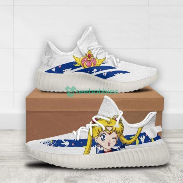 Usagi Tsukino Custom Sailor Moon Anime Yeezy Shoes For Fans Product Photo 2