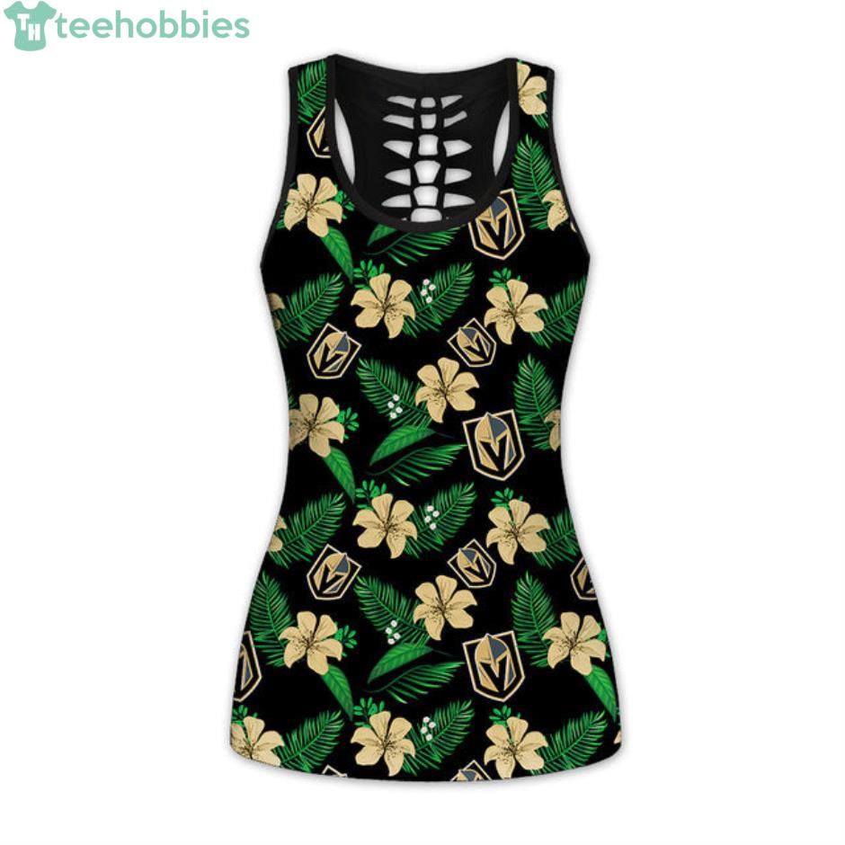 Vegas Golden Knights Tropical Hawwaiian Hollow Tank Top Product Photo 1 Vegas Golden Knights Tropical Hawwaiian Hollow Tank Top Product Photo 1