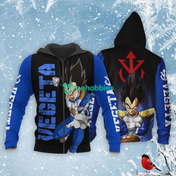 Vegeta All Over Printed 3D Shirt Custom Anime Fans Dragon Ball Product Photo 1