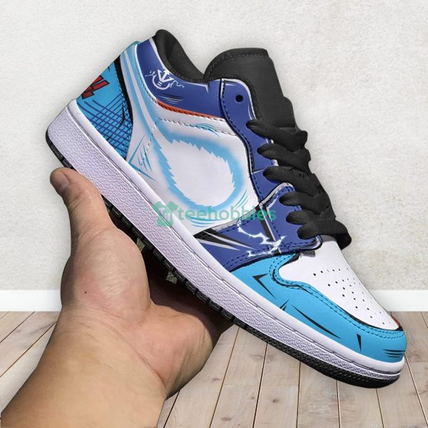 Vegeta Custom Super Saiyan Blue Dragon Ball Anime Air Jordan Low Top Shoesproduct photo 3