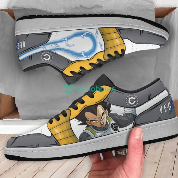 Vegeta Dragon Ball Custom Capsule Corp Anime Air Jordan Low Top Shoesproduct photo 3