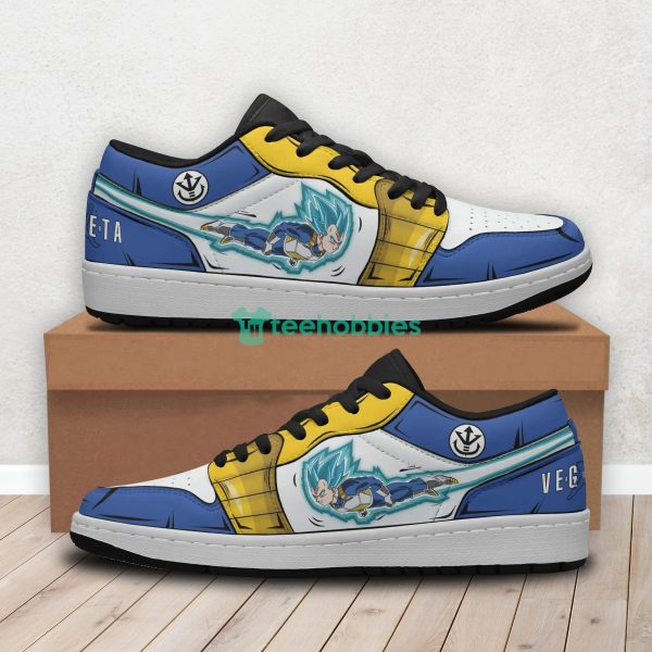 Vegeta Dragon Ball Custom Super Saiyan Blue Anime Air Jordan Low Top Shoesproduct photo 4