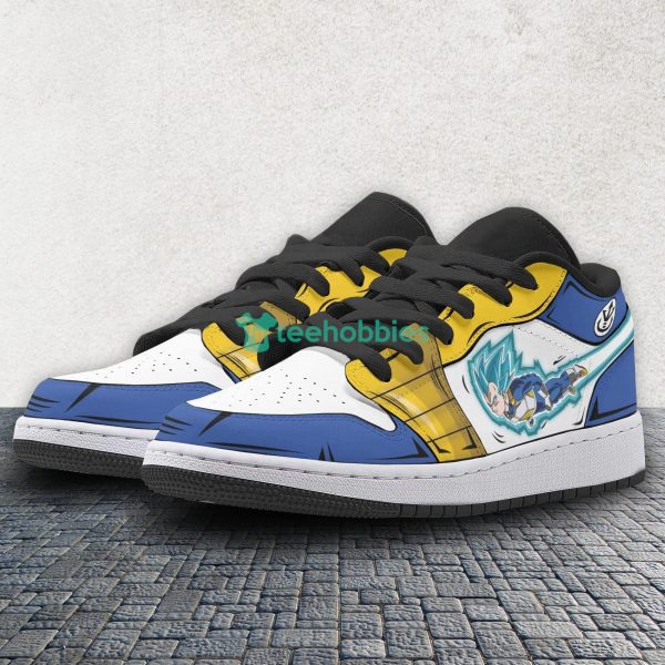 Vegeta Dragon Ball Custom Super Saiyan Blue Anime Air Jordan Low Top Shoesproduct photo 1