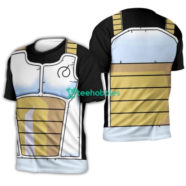 Vegeta Saiyan Battle Armor Dragon Ball All Over Printed 3D Shirt Product Photo 5