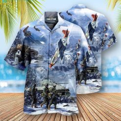 Veteran Only The Dead Have Seen The End Of War Hawaiian Shirtproduct photo 1