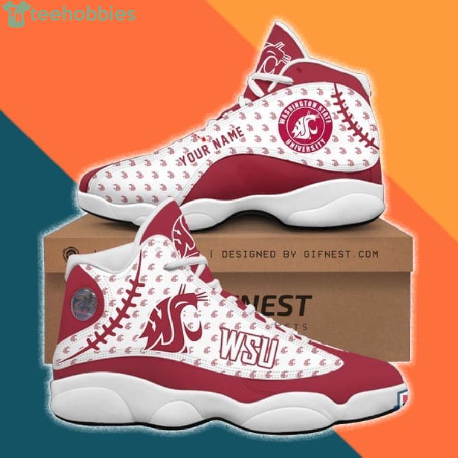 Washington State Air Jordan 13 Sneaker Shoes Product Photo 1 Washington State Air Jordan 13 Sneaker Shoes Product Photo 1