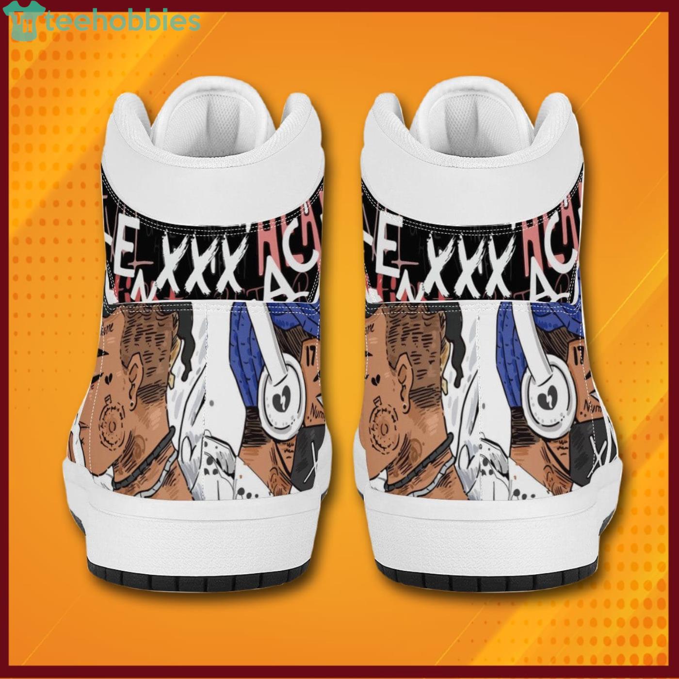 XXX Tentacion Black And White Sneaker Boots Shoes