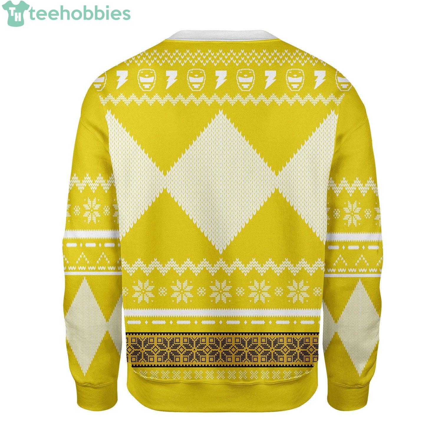 yellow christmas sweater
