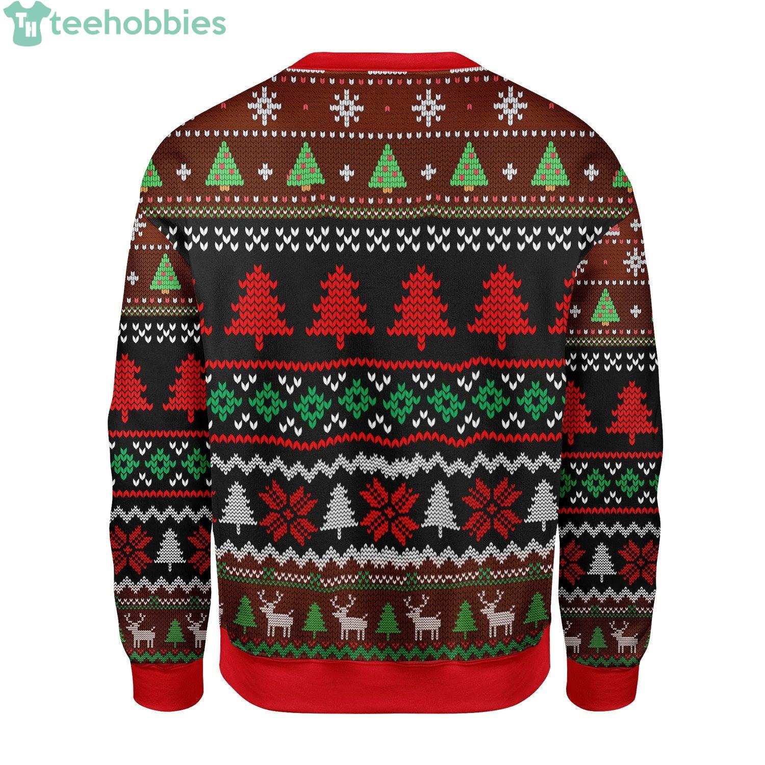 Yoga Funny Santa Ugly Christmas Sweater image Yoga Funny Santa Ugly Christmas Sweater Product Photo 2