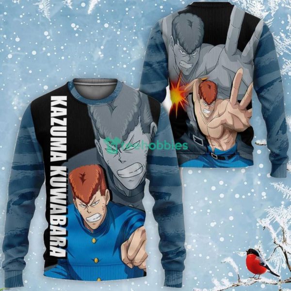 Yu Yu Hakusho Kazuma Kuwabara All Over Printed 3D Shirt Anime Fans Product Photo 2
