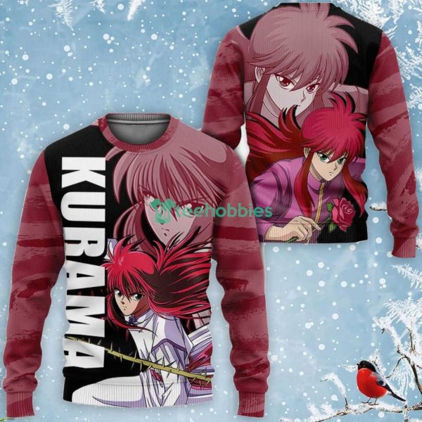 Yu Yu Hakusho Kurama All Over Printed 3D Shirt Anime Fans Product Photo 2