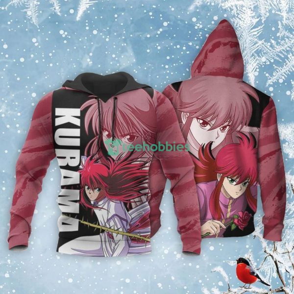 Yu Yu Hakusho Kurama All Over Printed 3D Shirt Anime Fans Product Photo 3
