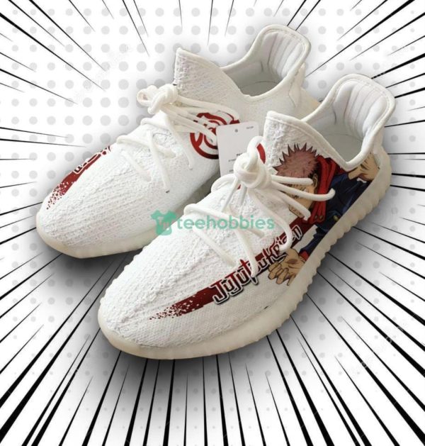 Yuji Itadori Custom Jujutsu Kaisen Anime Yeezy Shoes For Fans Product Photo 1
