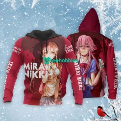Yuno Gasai Future Diary Mirai Nikki All Over Printed 3D Shirt Anime Lover Product Photo 3
