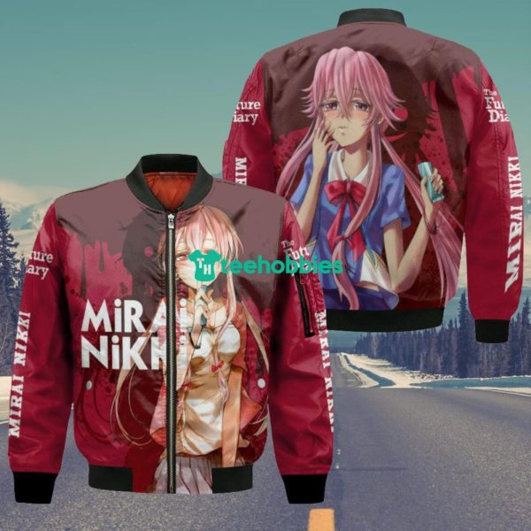 Yuno Gasai Future Diary Mirai Nikki All Over Printed 3D Shirt Anime Lover Product Photo 4