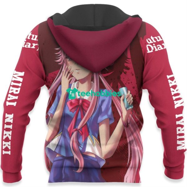 Yuno Gasai Future Diary Mirai Nikki All Over Printed 3D Shirt Anime Lover Product Photo 5