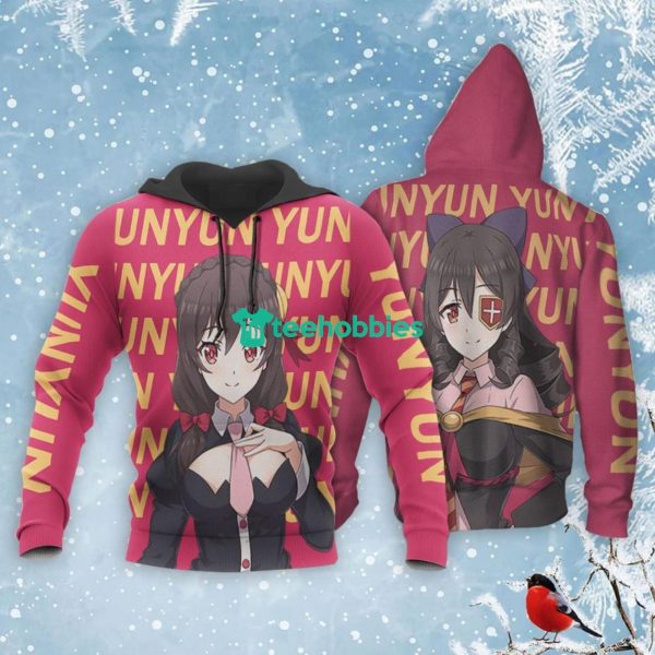 Yunyun All Over Printed 3D Shirt KonoSuba Custom Anime Product Photo 3