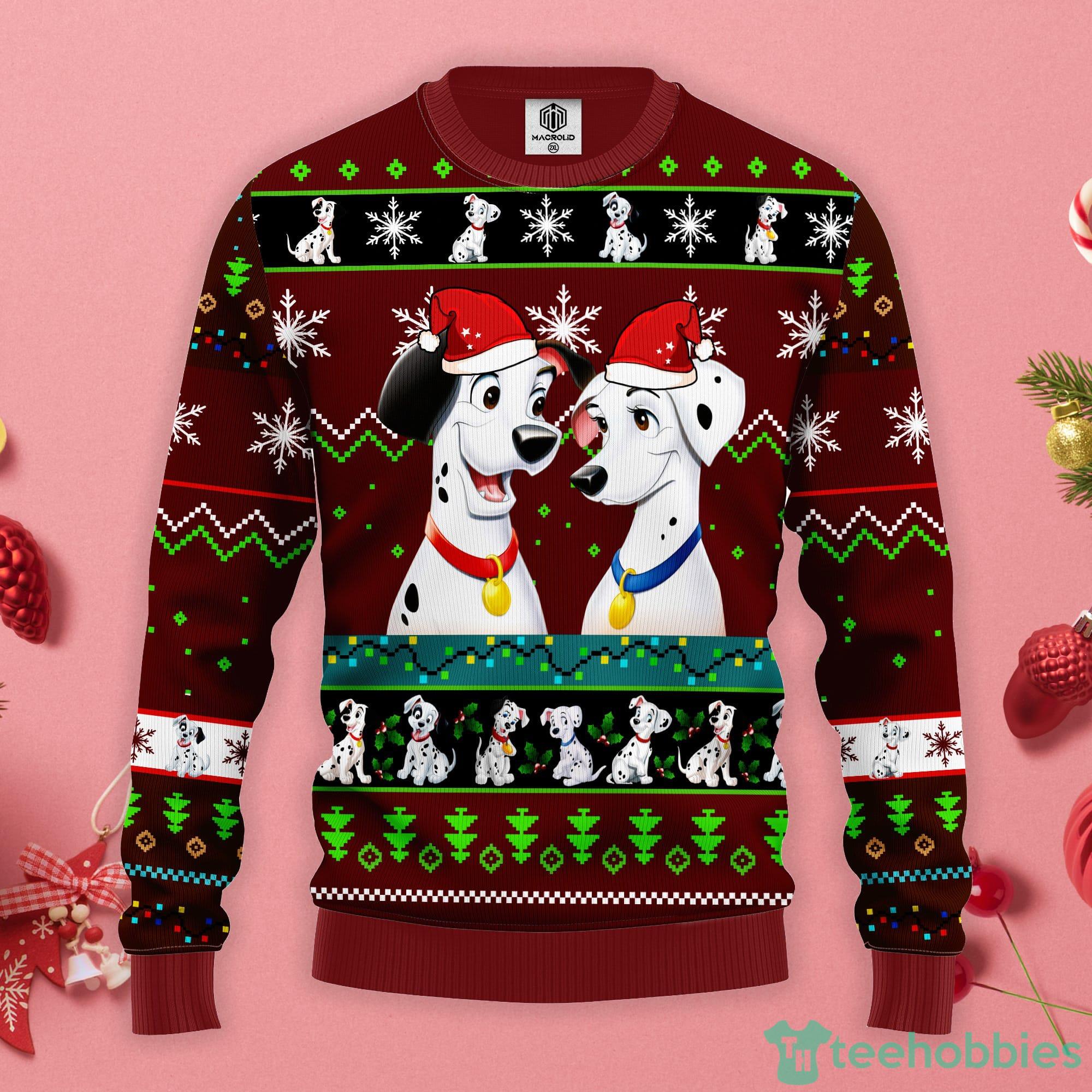 101 Dalmatians Dog Lover Christmas Gift Ugly Christmas Sweater Product Photo 1
