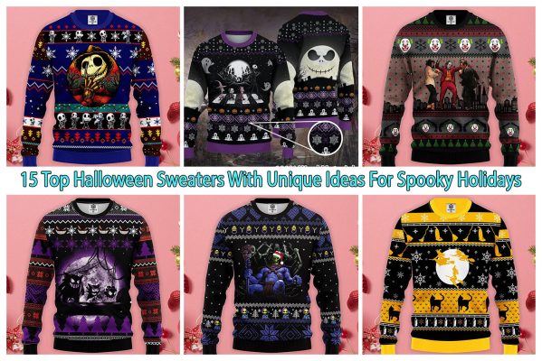 15 Top Halloween Sweaters With Unique Ideas For Spooky Holidays