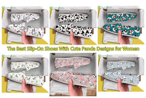 The Best Slip-On Shoes With Cute Panda Designs for Women