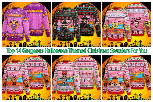 Top 14 Gorgeous Halloween Themed Christmas Sweaters For You
