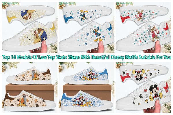 Top 14 Models Of Low Top Skate Shoes With Beautiful Disney Motifs Suitable For You