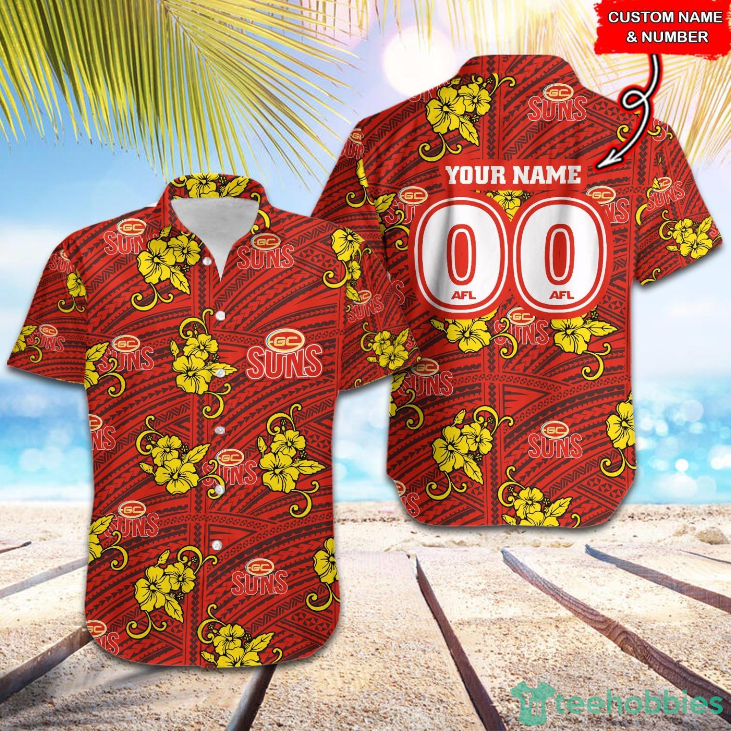 Custom Name AFL West Coast Eagles Tribal Pattern Hawaiian Shirt