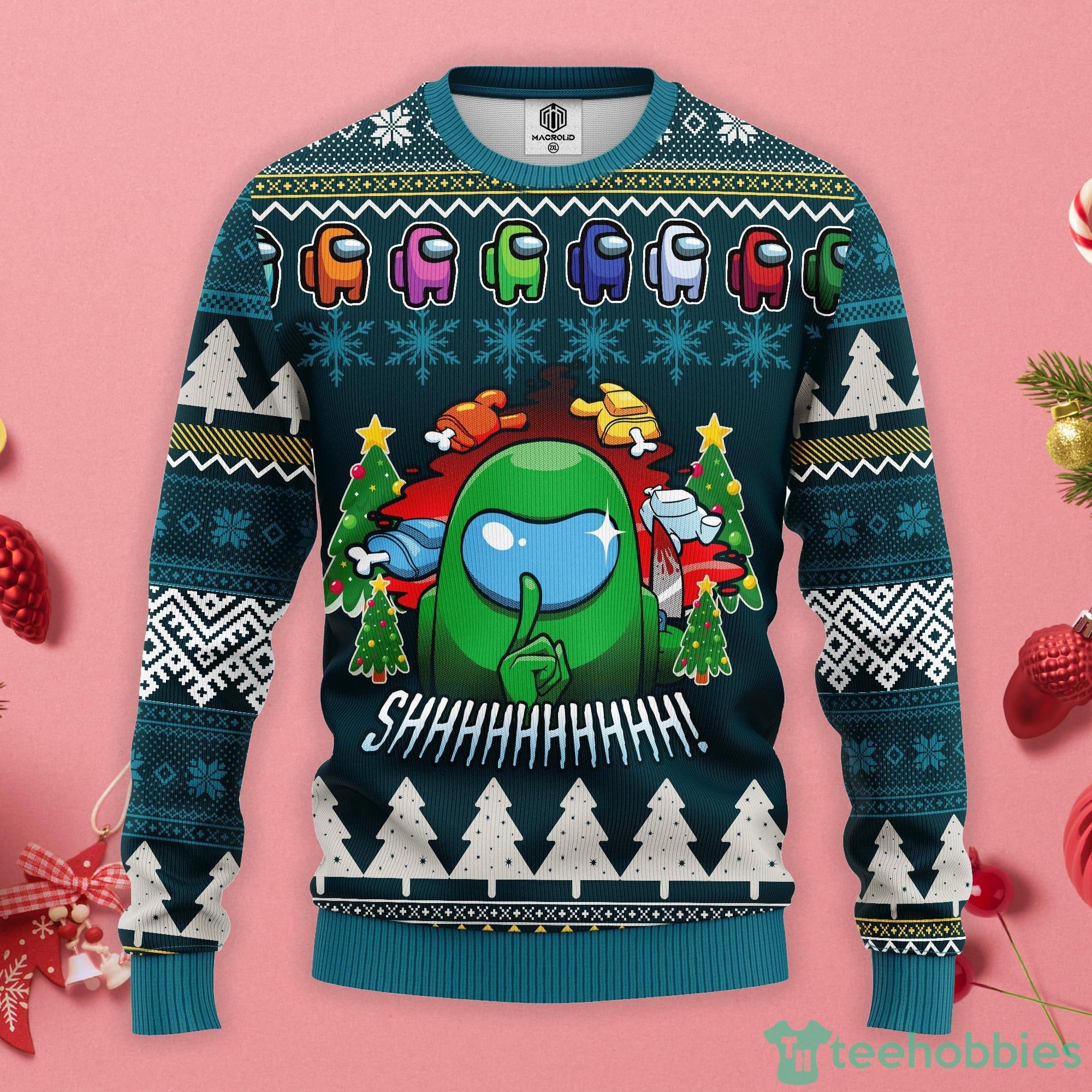 Among Us Impostor Christmas Gift Ugly Christmas Sweater Product Photo 1