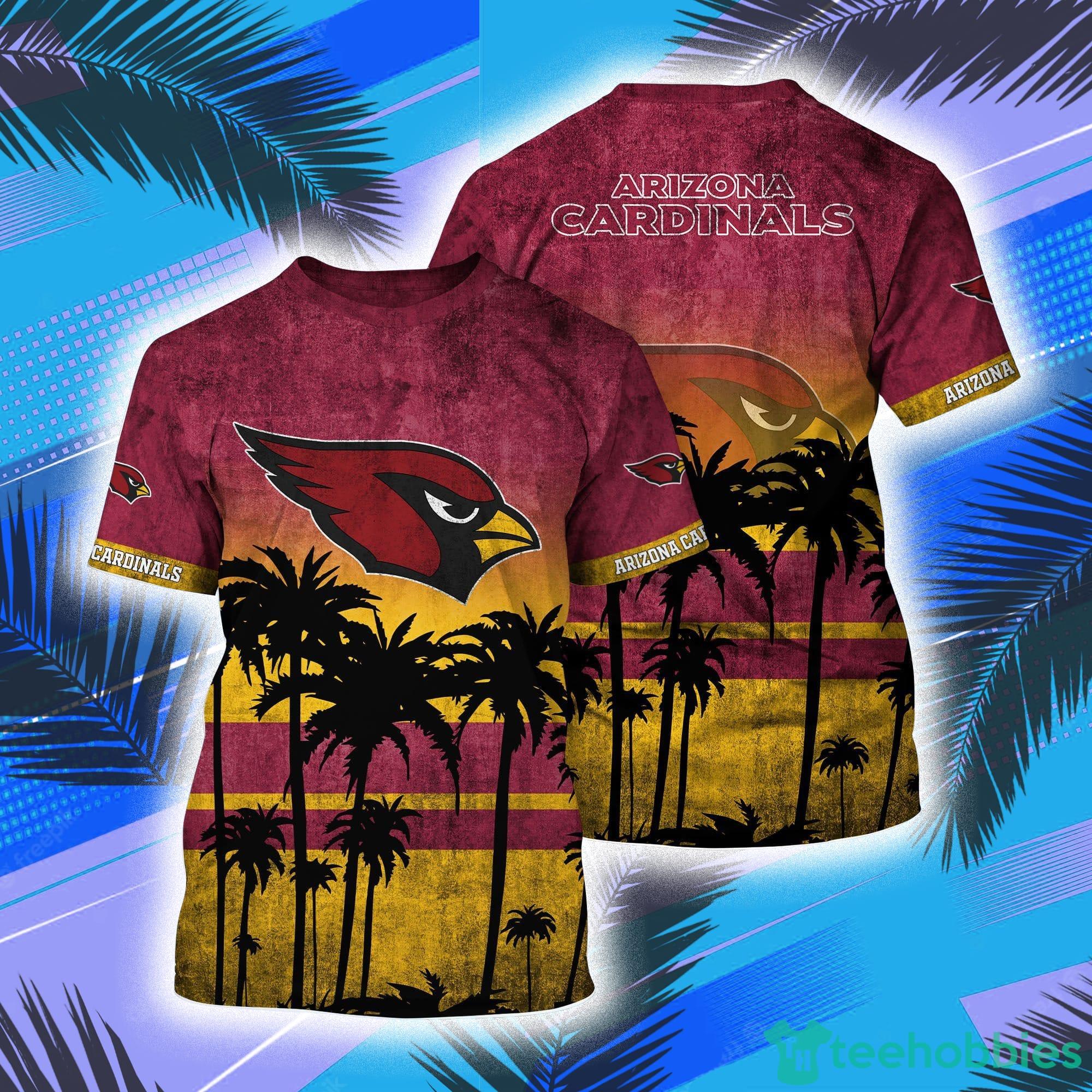 NFL T-shirts Cheap 3D Custom Arizona Cardinals T-shirts For Sale