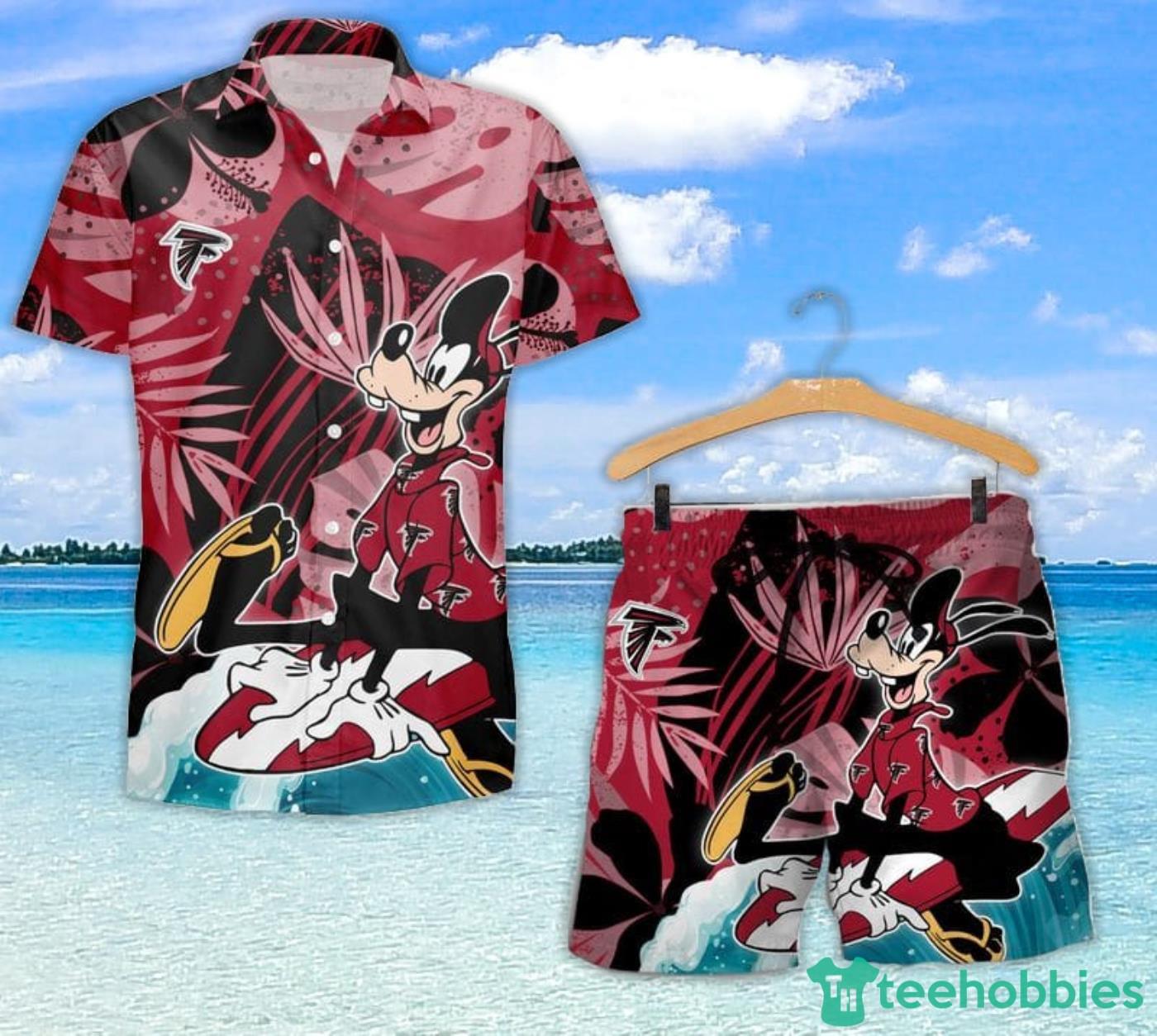 Atlanta Falcons Goofy Hawaiian Shirt and Shorts