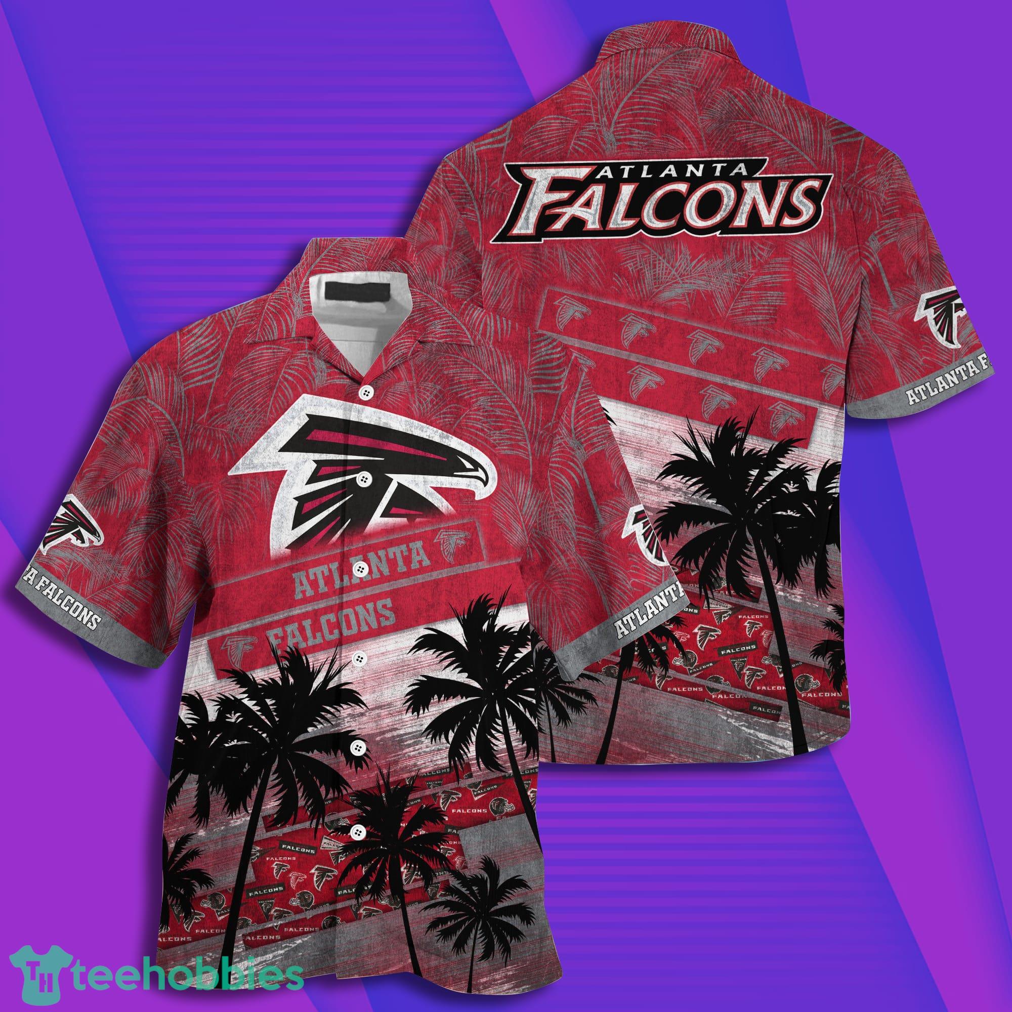 Atlanta Falcons NFL And Tropical Pattern Combo Summer Hawaiian Shirt And Pants Product Photo 1