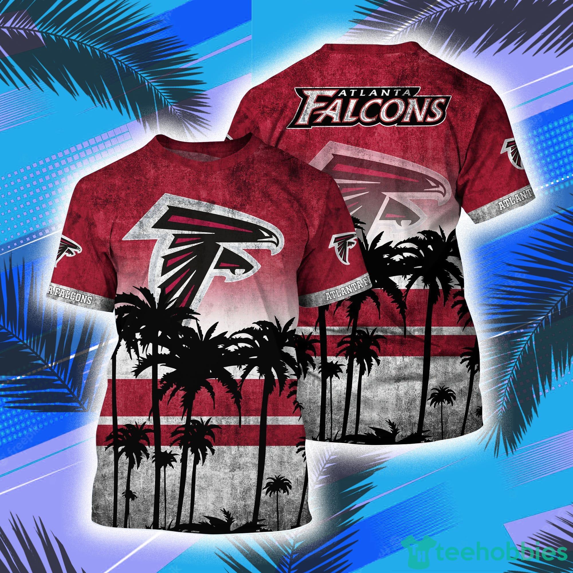 Atlanta Falcons NFL Grunge texture All Over Print 3D T-Shirt Product Photo 1
