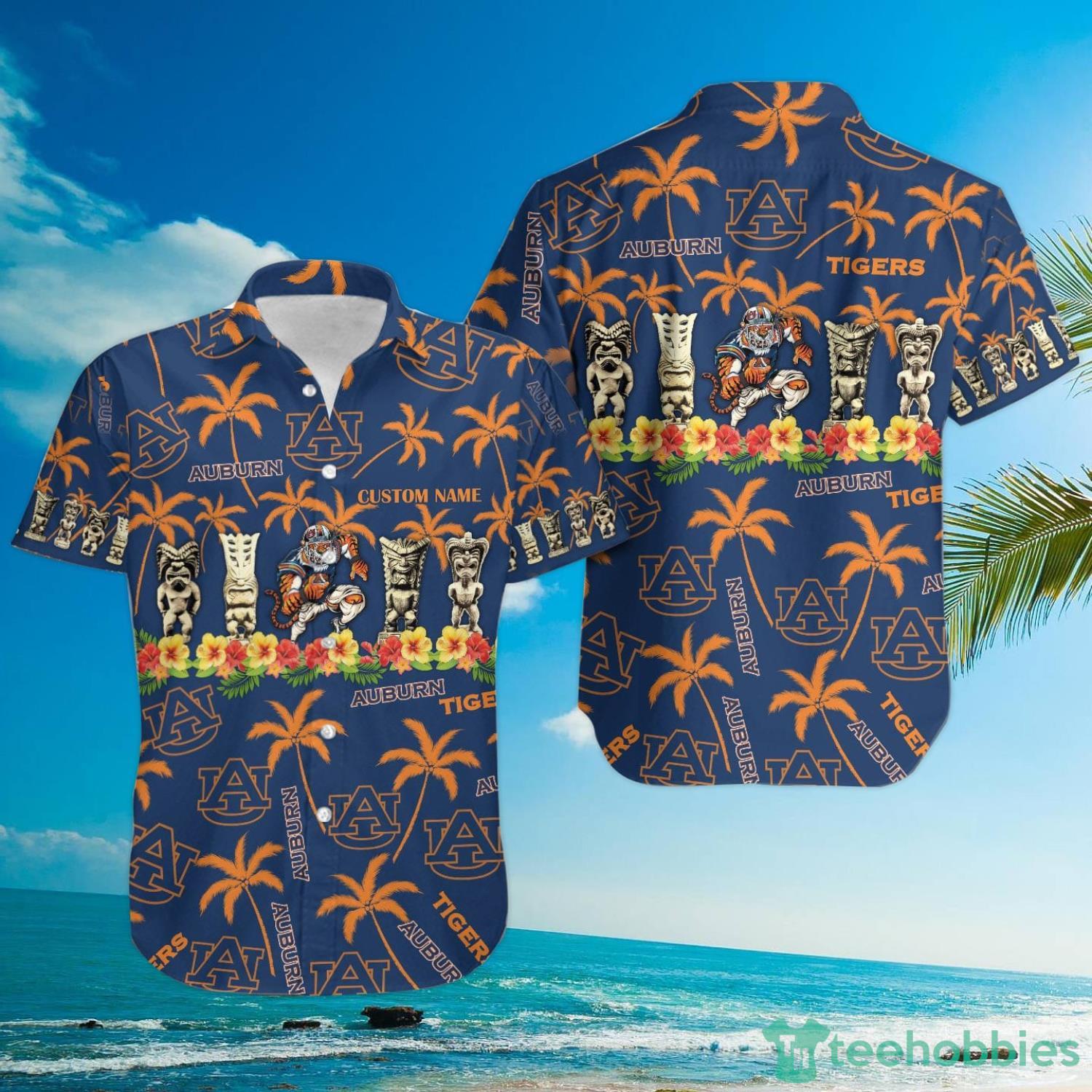Auburn Tigers Custom Name Hawaiian Shirt For Fans Product Photo 4