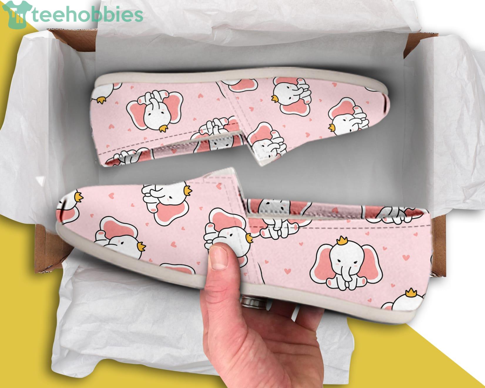 Baby Elephant Lovely Pattern Slip On Shoes Product Photo 1