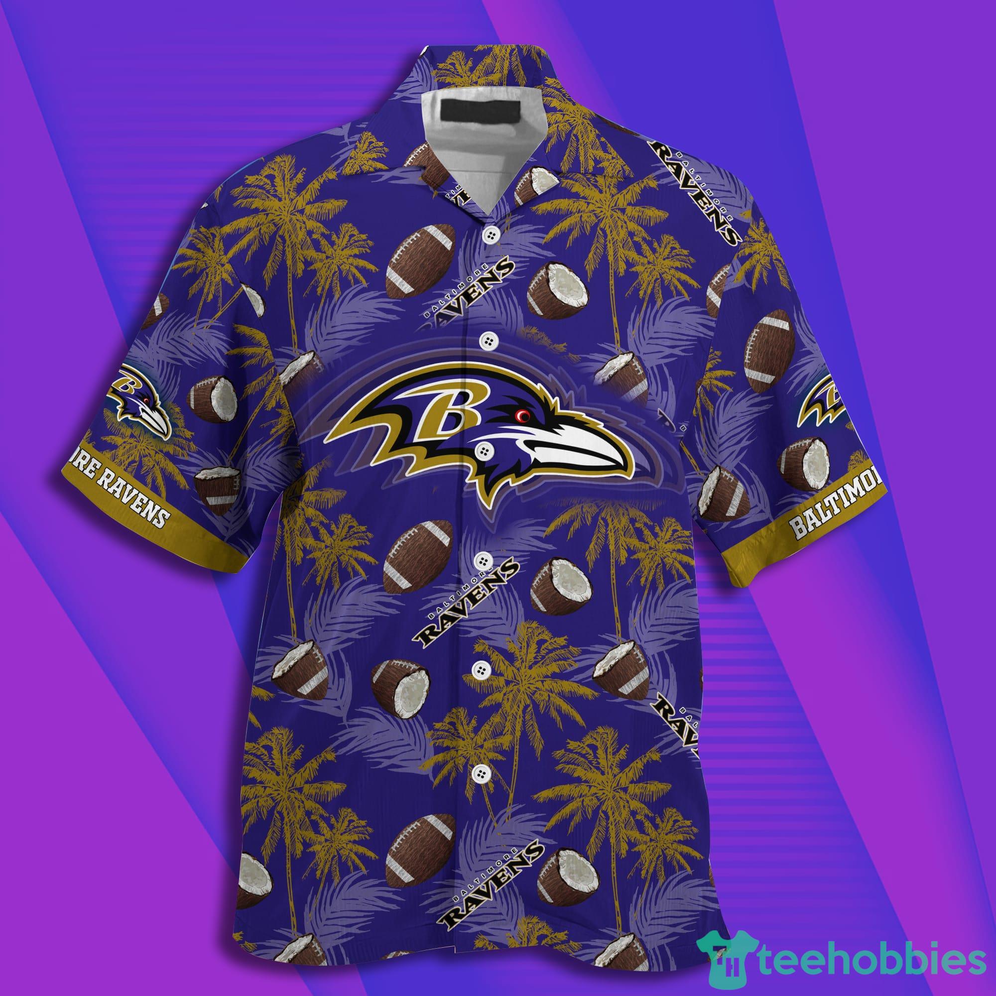 Baltimore Ravens NFL Combo Summer Hawaiian Shirt And Pants - Freedomdesign