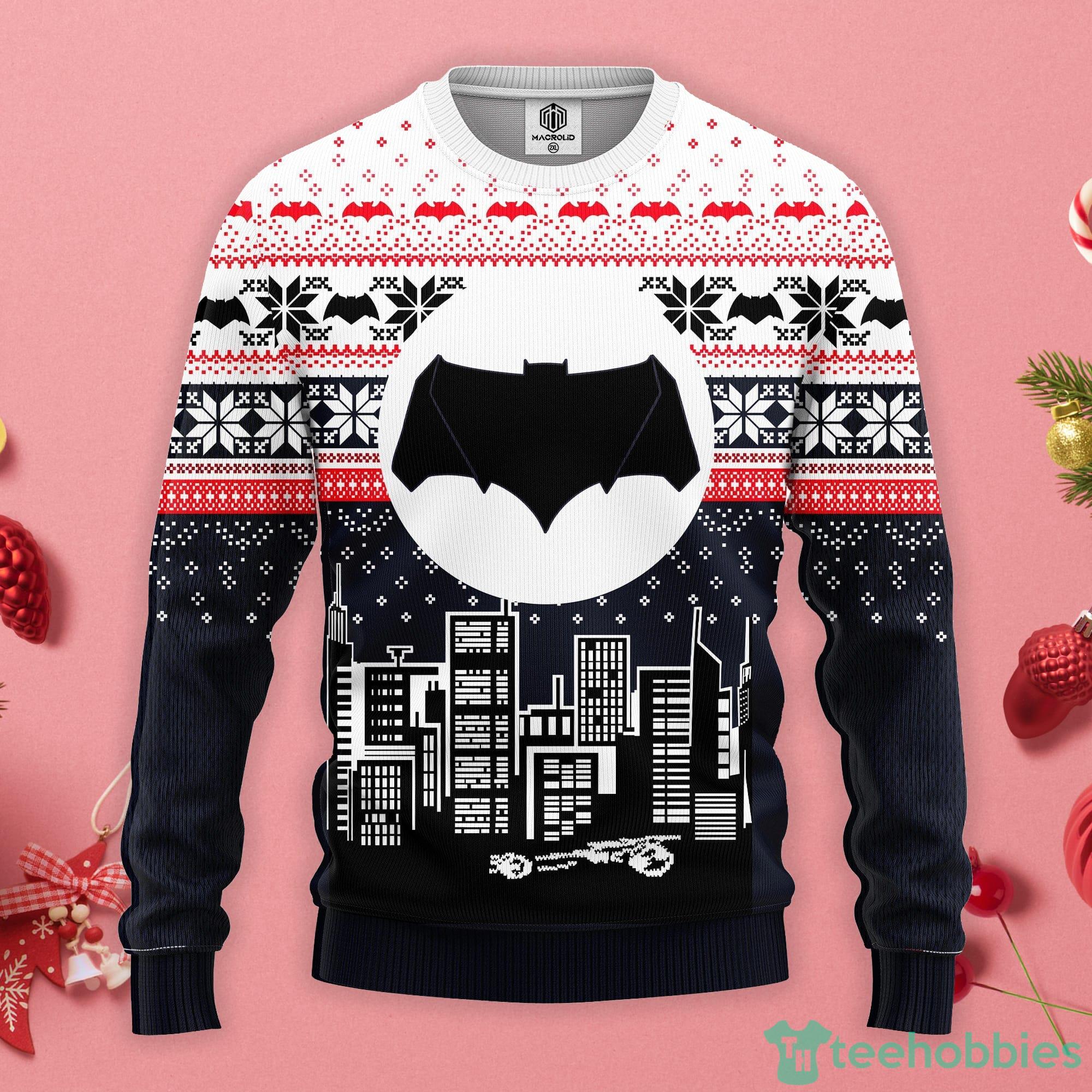 Batman Christmas Gift Ugly Christmas Sweater Product Photo 1