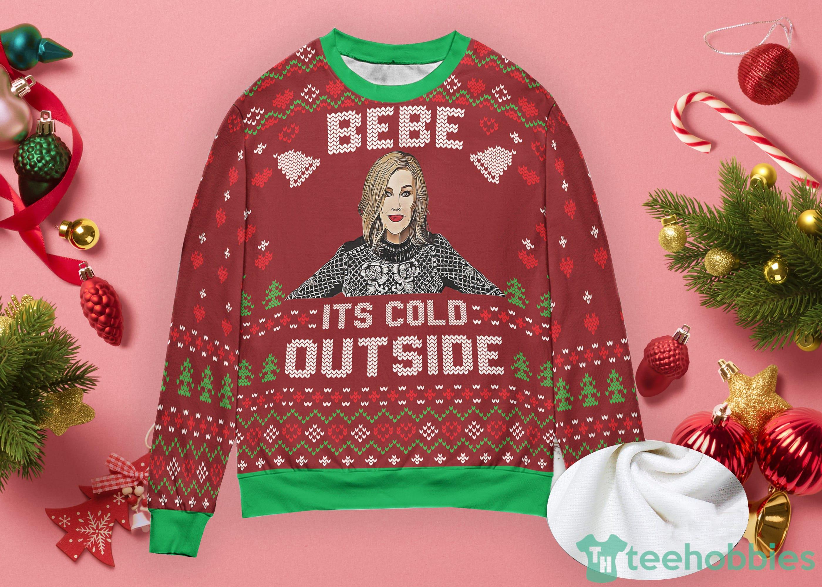 Bebe It's Cold Outside Christmas Santa Bebe Sweater Ugly Christmas Sweater image bebe its cold outside christmas santa bebe sweater ugly christmas sweater 1px Bebe It's Cold Outside Christmas Santa Bebe Sweater Ugly Christmas Sweater