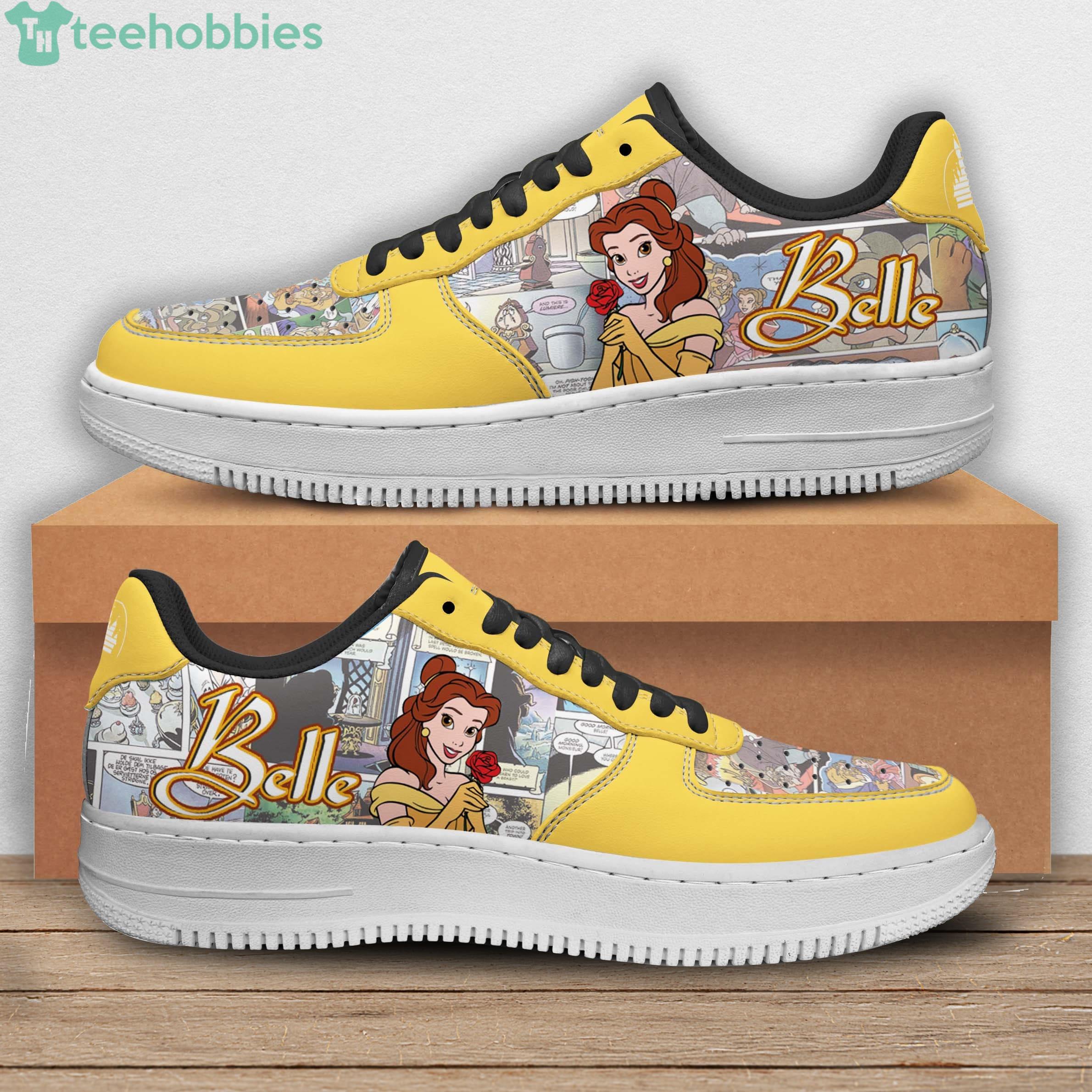 Belle Disney Cartoon Sneakers Air Force Shoes