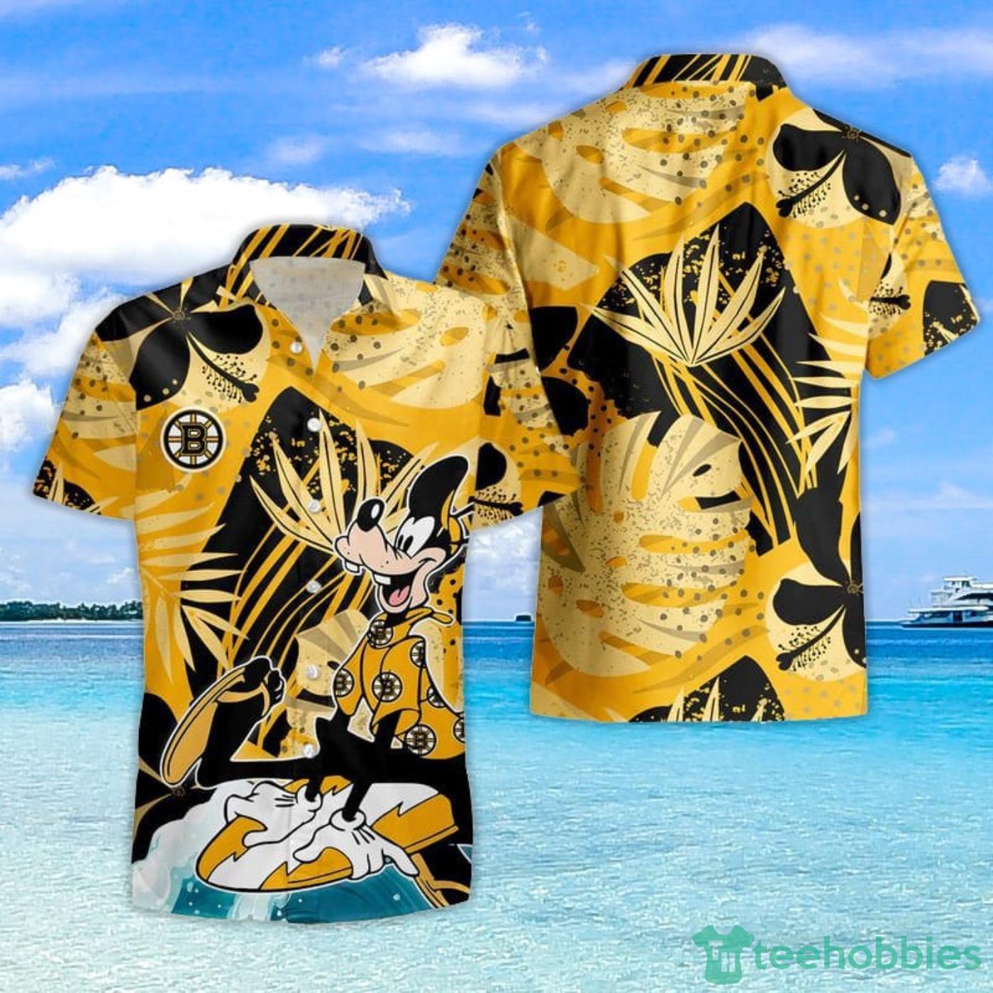 Boston Bruins Hawaii Floral Hawaiian Shirt For Men And Women