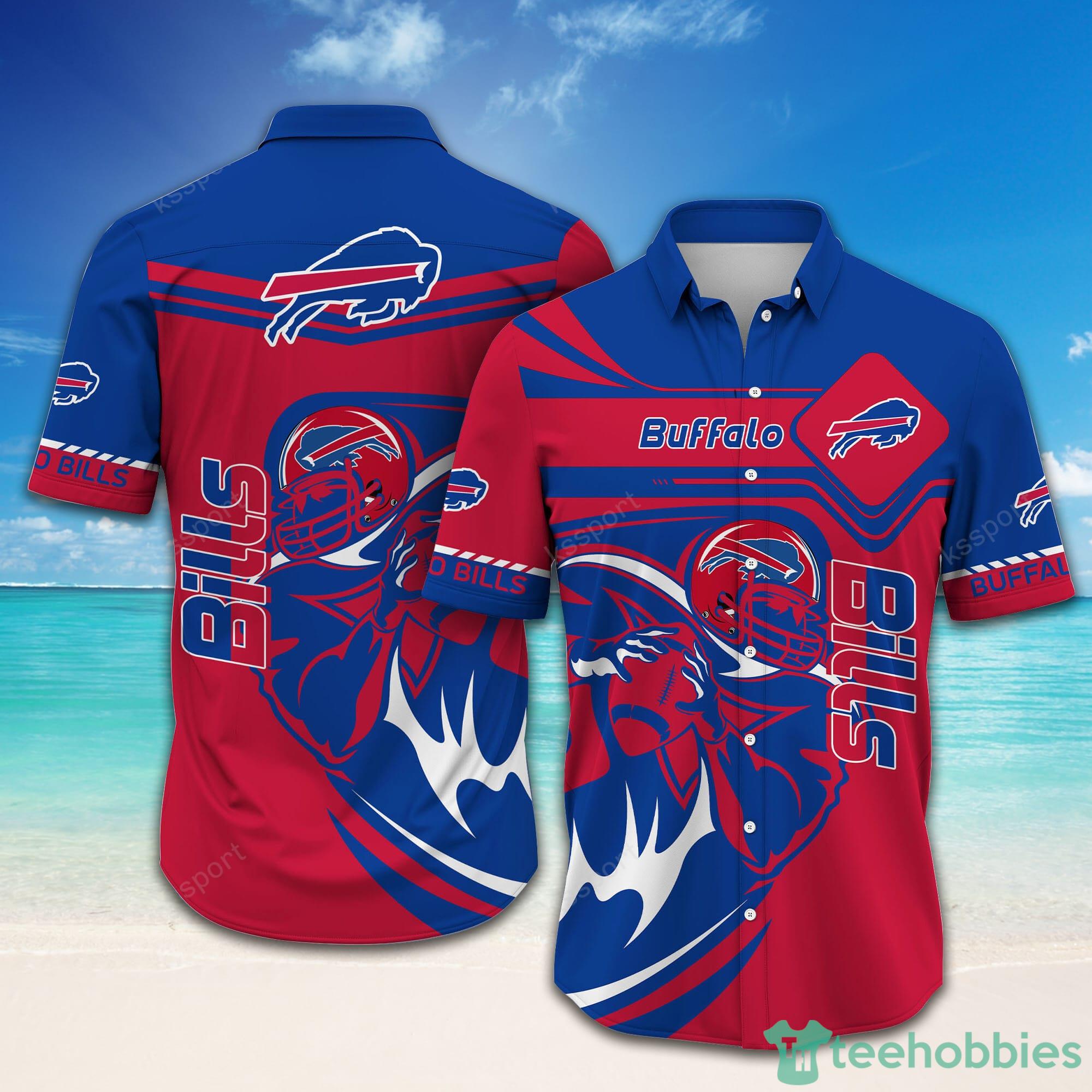Buffalo Bills NFL Player Symbol All Over Print Short Sleeve Hawaiian Shirt Product Photo 1