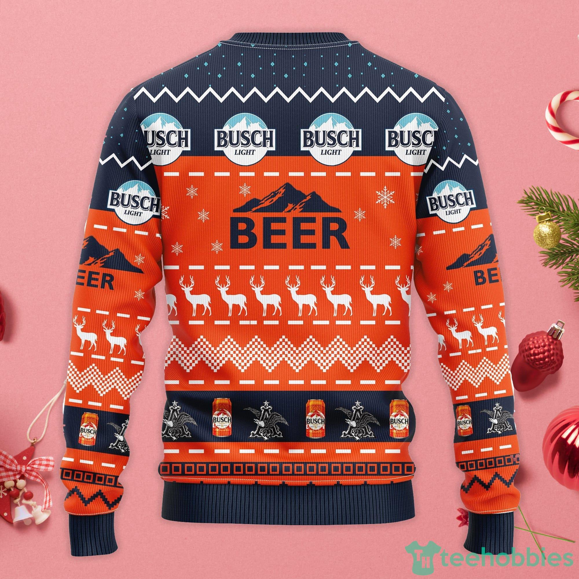 Beer Bear I Like Big Bucks And I Cannot Lie Ugly Christmas Sweater