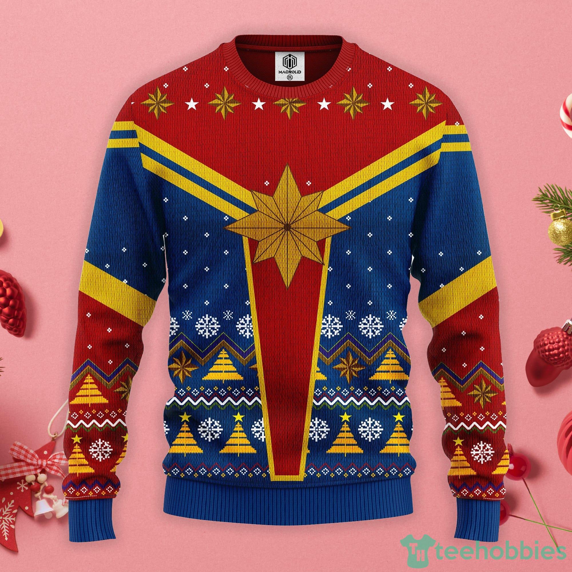 Captain Fans Christmas Gift Ugly Christmas Sweater Product Photo 1