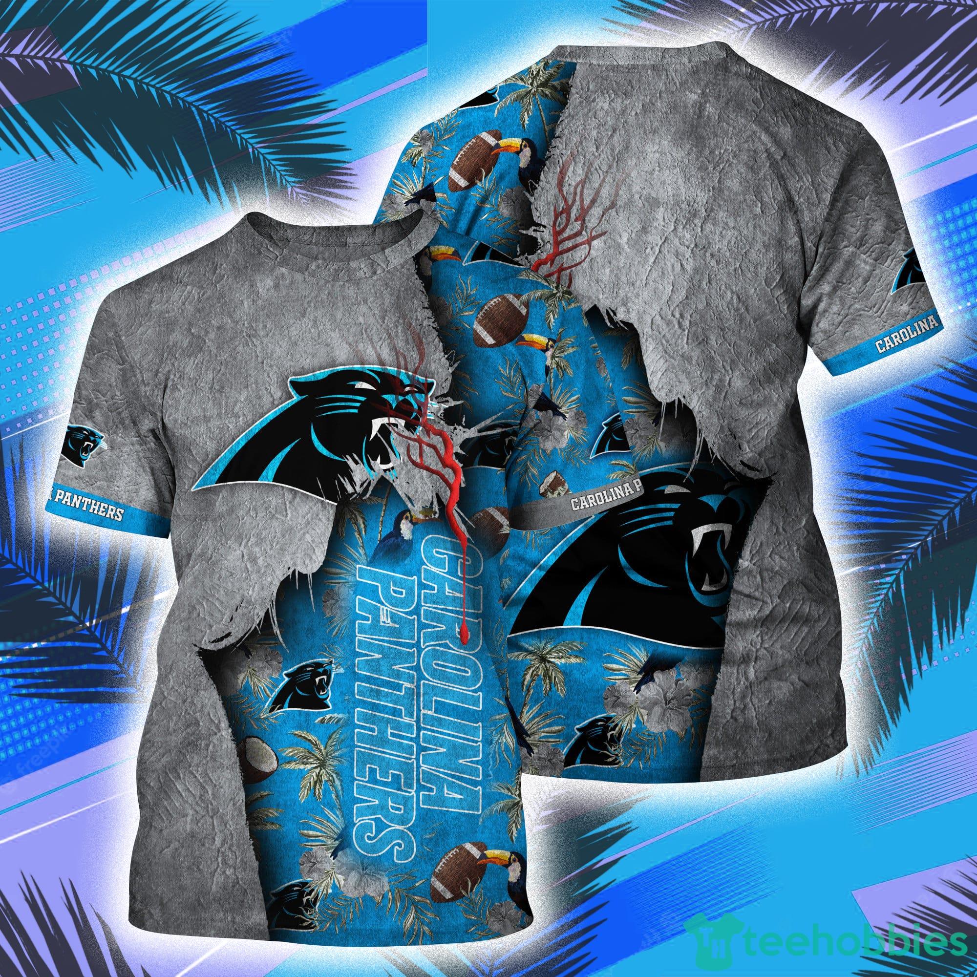 Carolina Panthers NFL All Over Print 3D T-Shirt