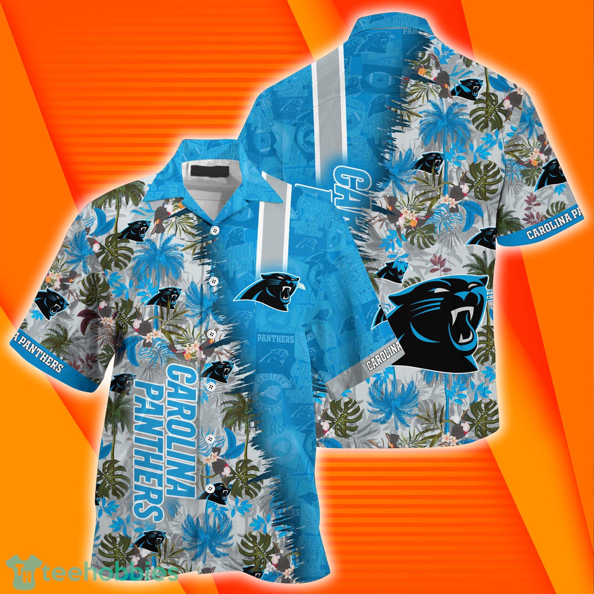 Carolina Panthers NFL Combo Summer Hawaiian Shirt And Pants Product Photo 1