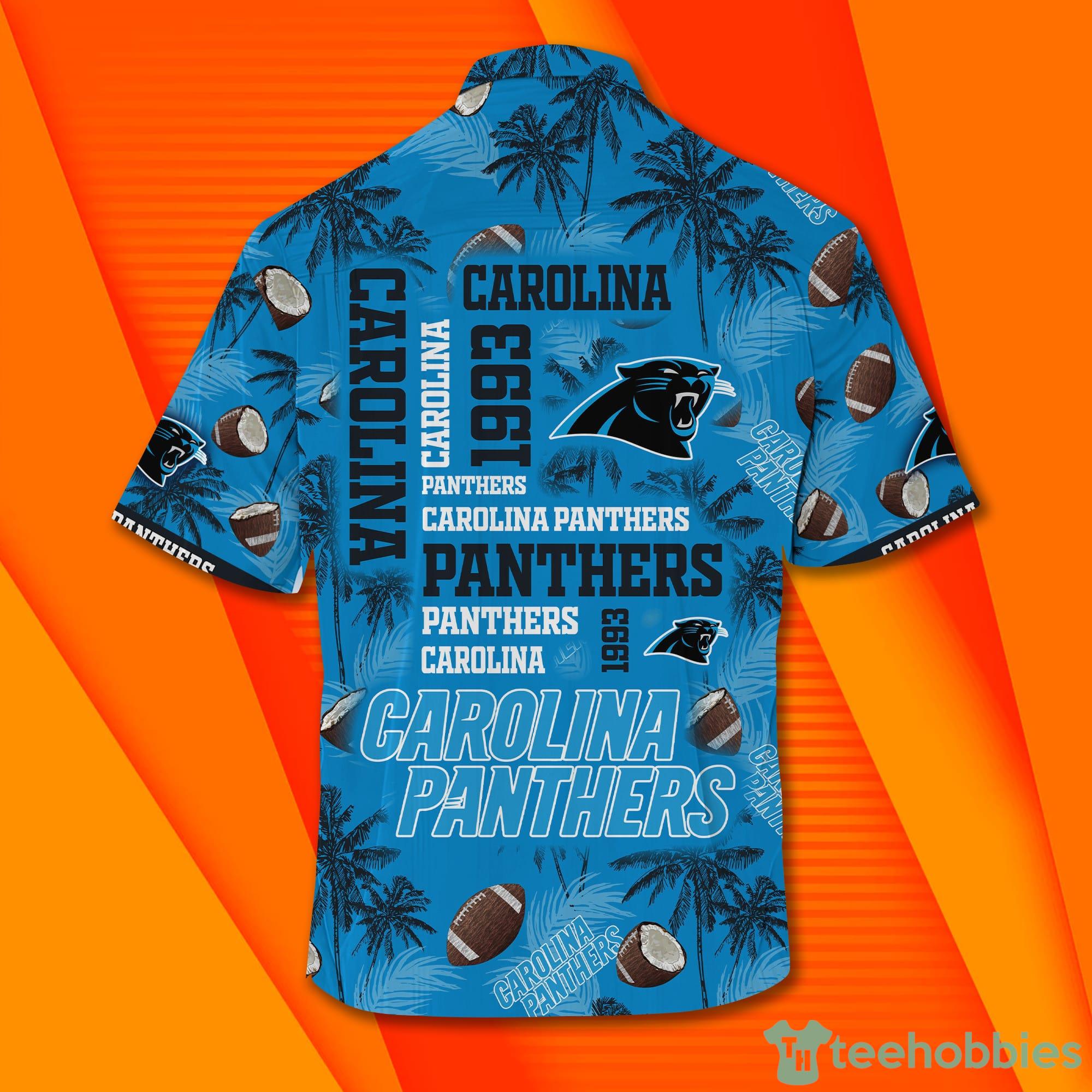 Carolina Panthers NFL Team Logo Baby Yoda Hawaiian Shirt